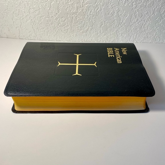 Vintage 1976 Catholic Illustrated Holy Bible Memorial Edition in Wood Cedar Box - Picture 7 of 13